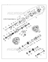 SYSTÈME DE TRANSMISSION, PONT PRINCIPAL INTERNALS