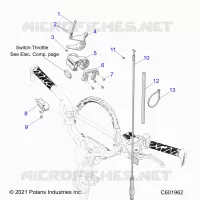 MOTEUR, THROTTLE CONTROL ASM.