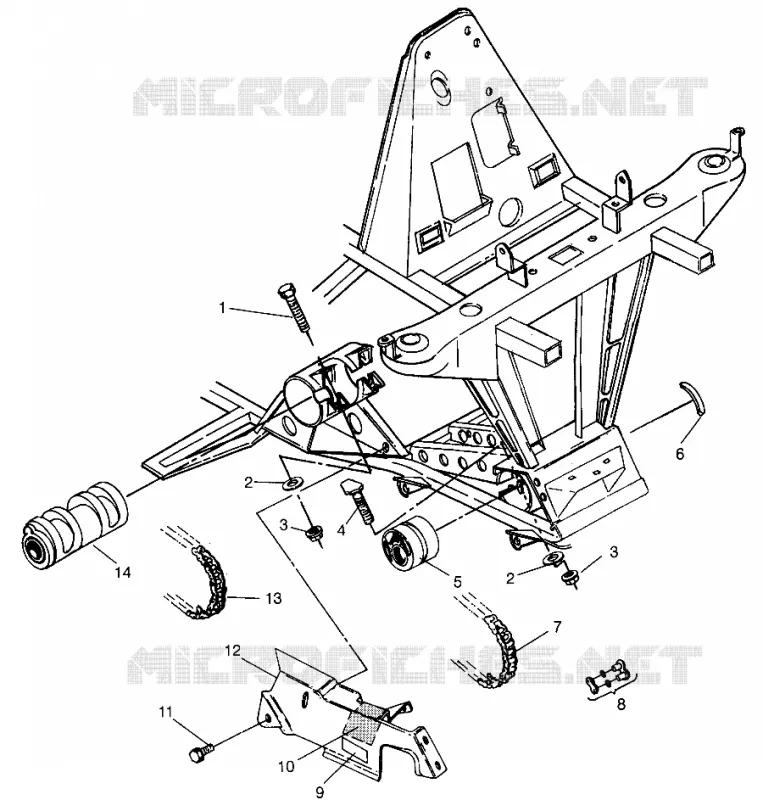 TRANSMISSION AVANT XPLORER 300 W969130 (4935903590B002)