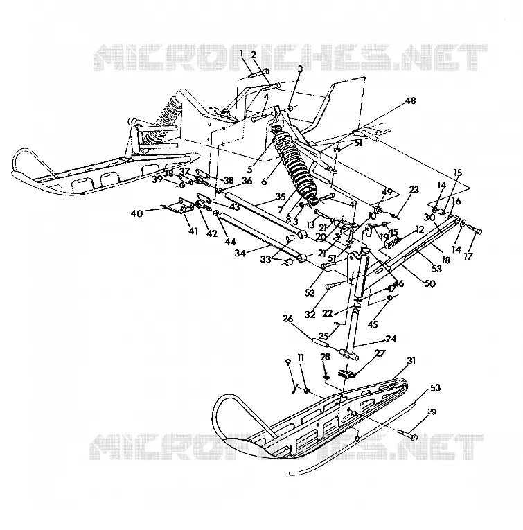 SUSPENSION AVANT AND SKI 650 (4921312131013A)