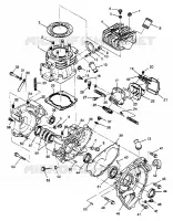 CARTERS MOTEUR AND CYLINDRE XPLORER 400L W969140 (4935983598C013)