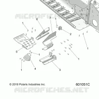 CHASSIS, REPOSE PIED-RH