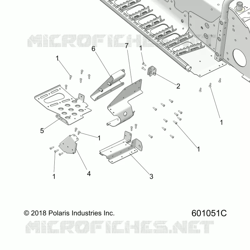 CHASSIS, REPOSE PIED-RH