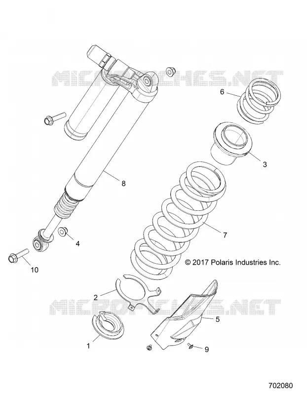 SUSPENSION, AMORTISSEUR ARRIERE MOUNTING