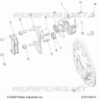 BRAKES, ETRIER DE FREIN ARRIERE