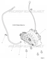 DRIVE TRAIN, FRONT SUPPORT PONT