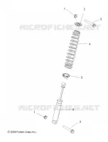 SUSPENSION, AMORTISSEUR AVANT