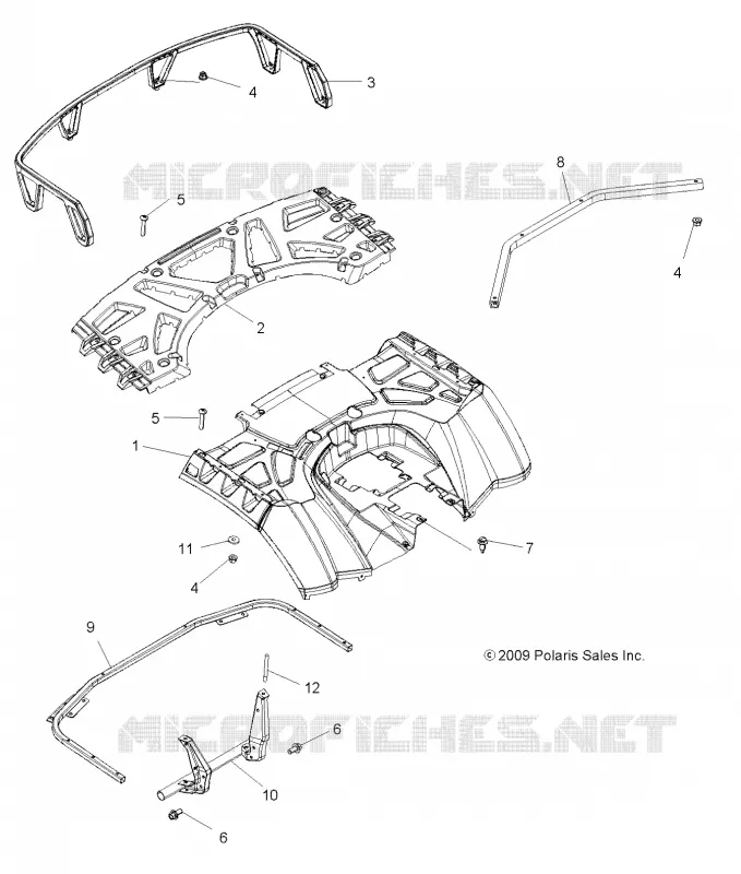 HABITACLE ARRIERE AND REAR RACK