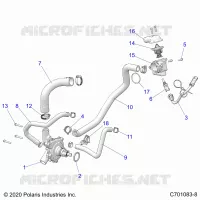 MOTEUR, WATERPUMP AND BYPASS