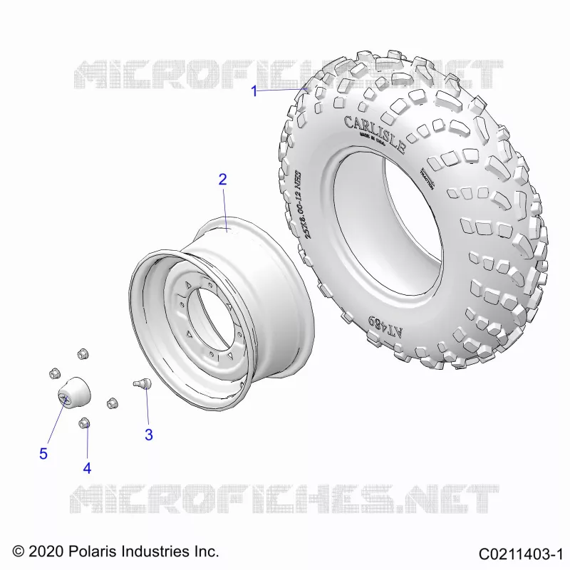 ROUES, FRONT TIRE