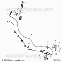 SYSTÃˆME DE TRANSMISSION, GEAR SELECTOR AND THROTTLE CABLE