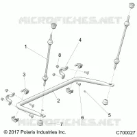 SUSPENSION, STABILISATEUR BRAS ARRIERE 49S- R20RRR99/A (C700027)