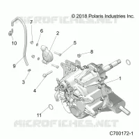 DRIVE TRAIN, MAIN SUPPORT PONT