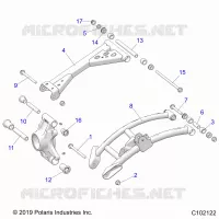 SUSPENSION ARRIERE CONTROL ARMS