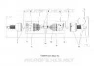 DRIVE TRAIN, DRIVE ARBRE DE TRANSMISSION ARRIERE