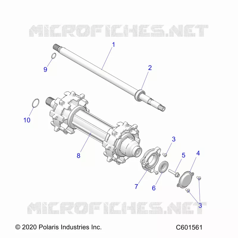 DRIVE TRAIN, JACKSHAFT AND ARBRE DE TRANSMISSION