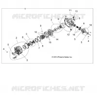 SYSTÈME DE TRANSMISSION, FRONT GEARCASE INTERNALS