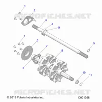 DRIVE TRAIN, JACKSHAFT AND ARBRE DE TRANSMISSION