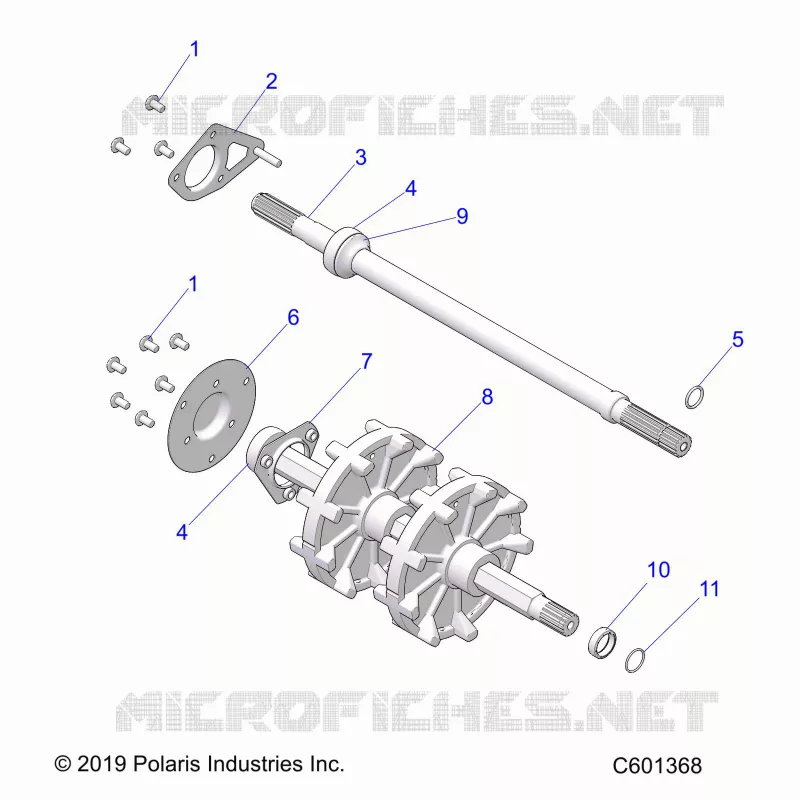 DRIVE TRAIN, JACKSHAFT AND ARBRE DE TRANSMISSION
