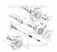 PONT ARRIERE Sportsman 4x4 W958040 (4930403040C006)
