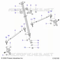 STEERING, COLONNE DE DIRECTION AND TIE ROD ASM