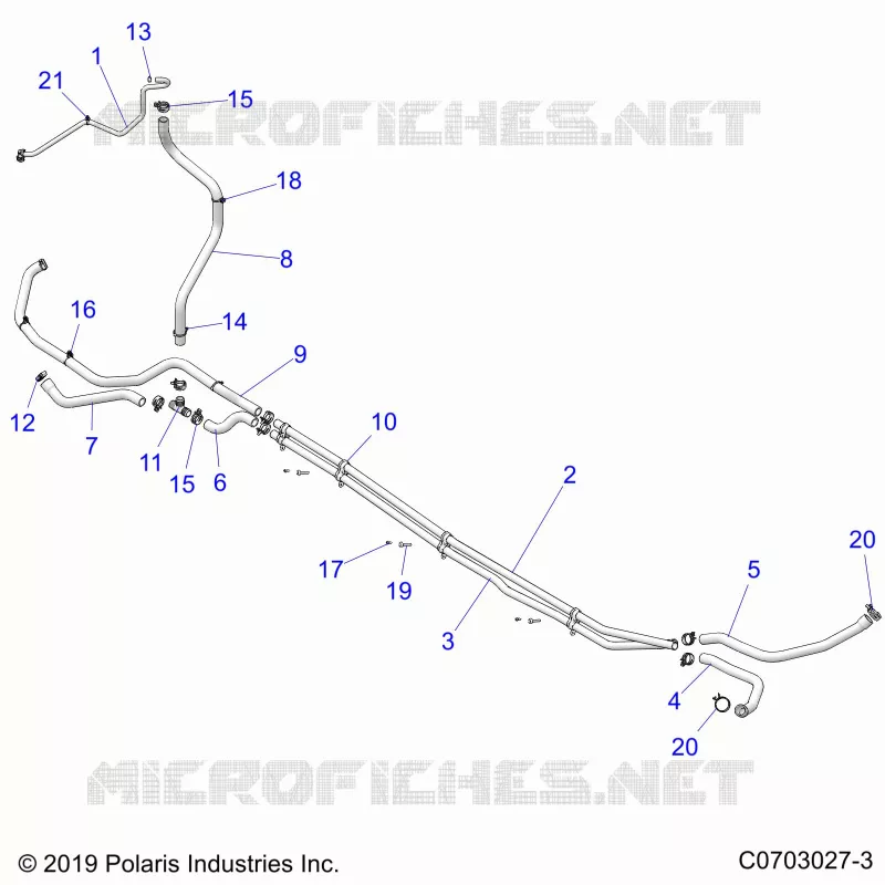 REFROIDISSEMENT ROUTING, ENGINE