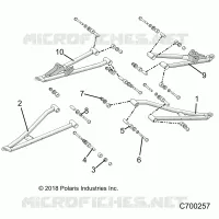 SUSPENSION AVANT CONTROL ARMS