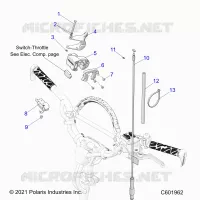 MOTEUR, THROTTLE CONTROL ASM.
