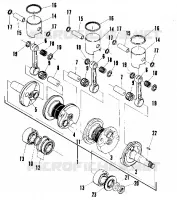 PISTON AND VILEBREQUIN (600 AND 600 SE) (4909500950035A)