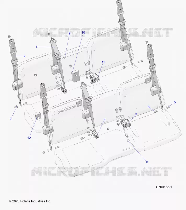 SIEGE BELT MOUNTING