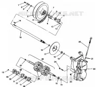 SYSTÈME DE TRANSMISSION ASSEMBLY CLASSIC E942865 AND  CLASSIC TOURING E942875 (49274027400020)
