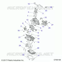ENGINE, CRANKCASE AND VILEBREQUIN