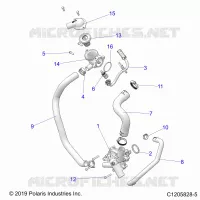 MOTEUR, WATERPUMP AND BYPASS