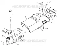 SIEGE ET RESERVOIR XCF 0971643 (4938613861A006)