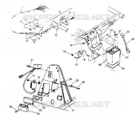 ELECTRICITE/FEU ARRIERE ASSEMBLY 4X4 300 W948130 (4926762676C009)