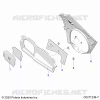 CLOSE OFF PANEL and ACCESS PANEL