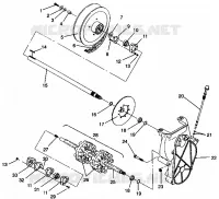 SYSTÈME DE TRANSMISSION ASSEMBLY 500 EFI 0942774 AND EFI SKS 0942574 (4924982498017A)
