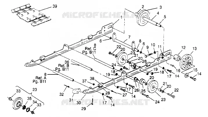 SUSPENSION XLT TOURING 0952857 AND  EUROPEAN XLT TOURING E952857 (4929172917B012)