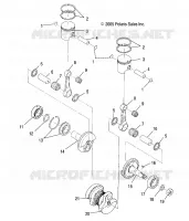 PISTON ET VILEBREQUIN