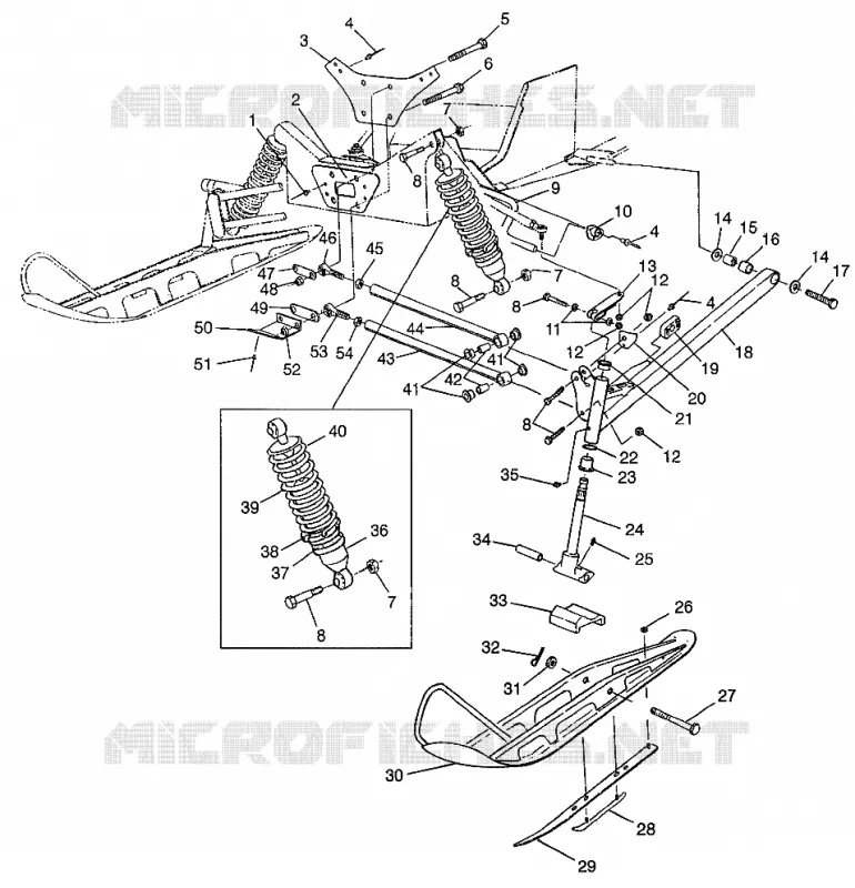 SUSPENSION AVANT AND SKI RXL 0976768 (4938523852B001)