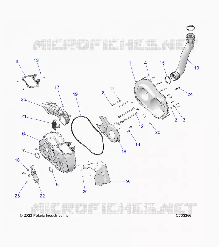 SYSTÃˆME DE TRANSMISSION, CLUTCH COVER AND DUCTING