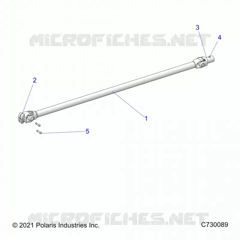 SYSTÃˆME DE TRANSMISSION, FRONT PROP SHAFT