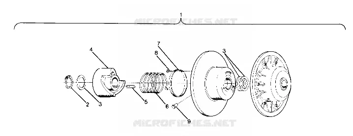 EMBRAYAGE DE TRANSMISSION  LT/LTA (4912711271009A)
