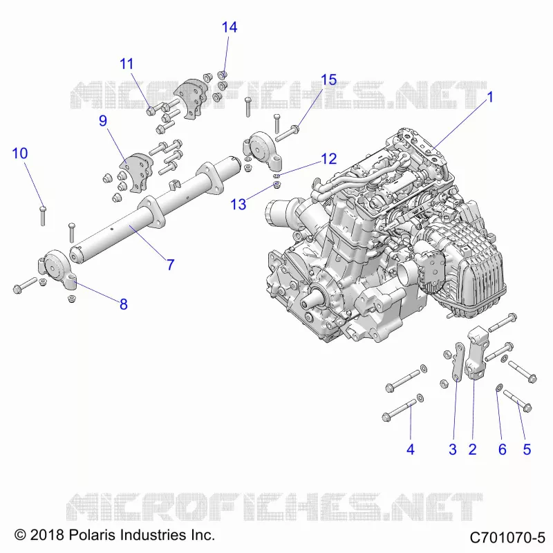 MOTEUR, MOUNTING & LONG BLOCK