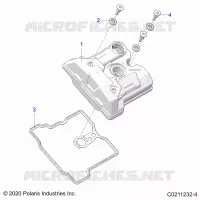 ENGINE, COUVERCLE SOUPAPE