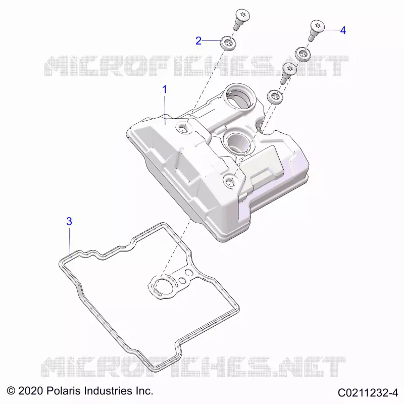ENGINE, COUVERCLE SOUPAPE