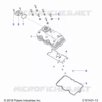 ENGINE, COUVERCLE SOUPAPE