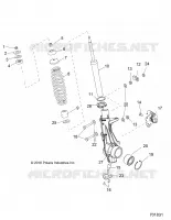 SUSPENSION, JAMBE DE FORCE AVANT