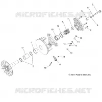SYSTÈME DE TRANSMISSION, PRIMARY CLUTCH