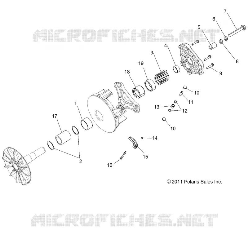SYSTÈME DE TRANSMISSION, PRIMARY CLUTCH